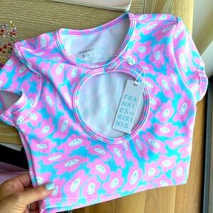 Frankie’s bikinis crop top size XS